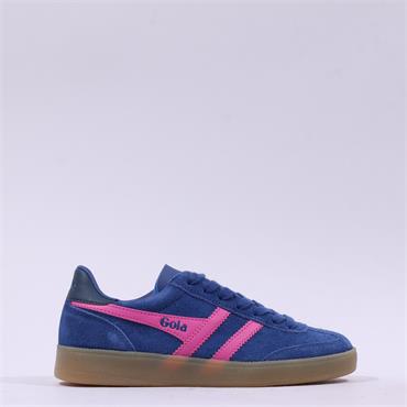 Gola Viper Classic Gumsole Trainer - Navy Pink